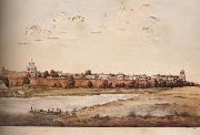 East Side of the Royal Palaces in the Fort,Shahjahanabad unknow artist